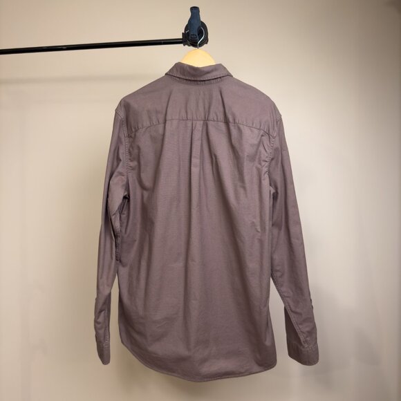 GAP Light Brown Long Sleeve Button-Up Shirt (Large) - Picture 2 of 4